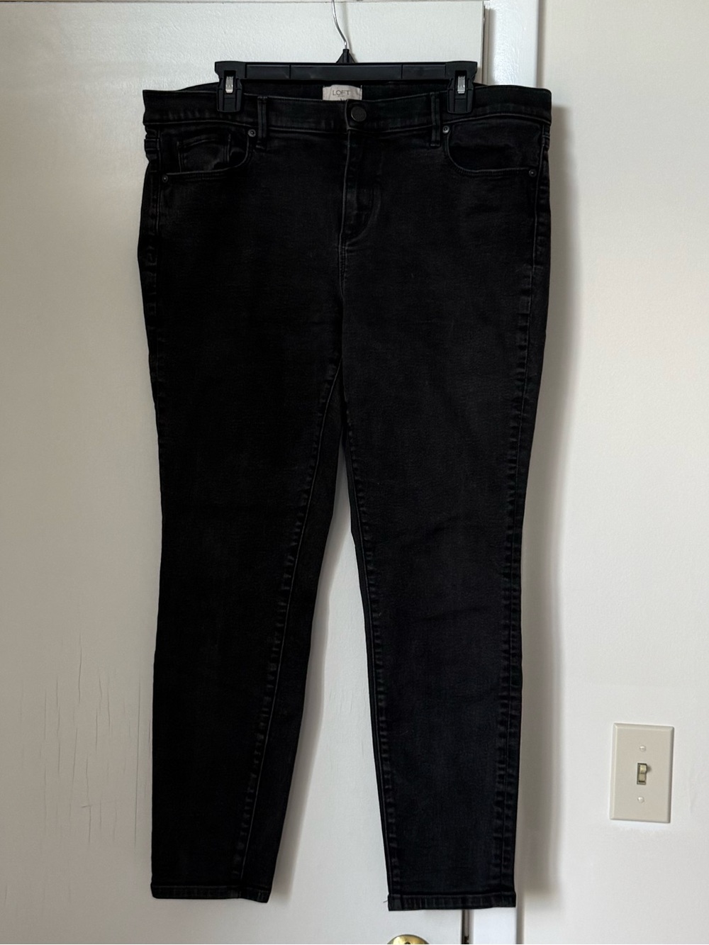 LOFT Black Modern Skinny Jeans
